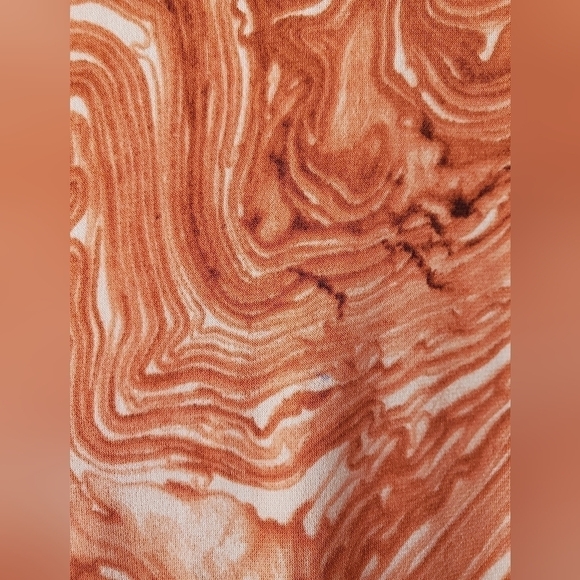 Michael Kors Marbled Twist Neck Shirt size M - Picture 3 of 5